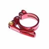 Acor, Sattelschelle, Klemmring Sattelstütze, 31,8mm, CNC Alu, Mit Schnellspanner, 21g, Rot -Shimano Verkäufe acor sattelschelle klemmring sattelstuetze 318mm cnc alu mit schnellspanner 21g rot