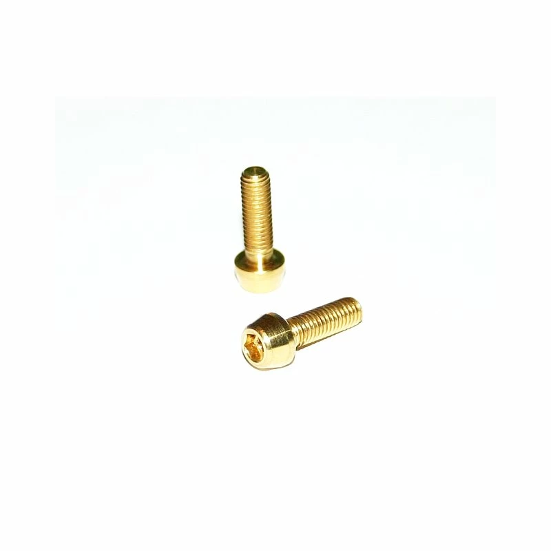 BBP, Titanschraube, TI6AL4V, M5x15, 1,9g, Gold 3 BBP, Titanschraube, TI6AL4V, M5x15, 1,9g, Gold