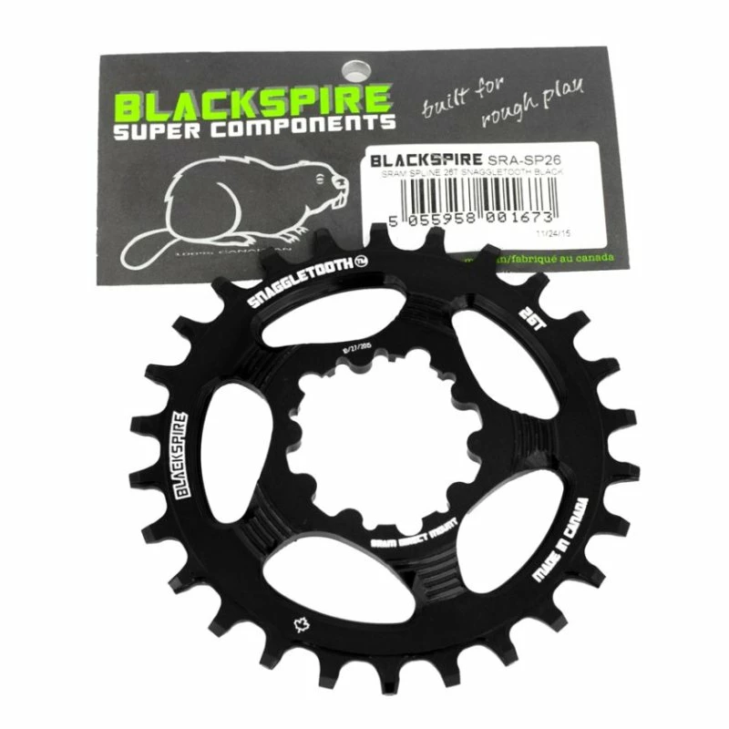 Blackspire, Snaggletooth, Spiderless Sram 26T, 6mm Offset, 26 Zahn 3 Blackspire, Snaggletooth, Spiderless Sram 26T, 6mm Offset, 26 Zahn