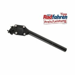 Contec, Parallelogramm Sattelstütze Gefedert, Federstütze, 31,6mm, 350mm, Schwarz Matt, 620g