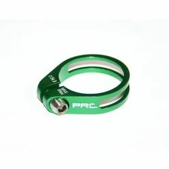 Procraft PRC, Sattelschelle, Klemmring, 31,8mm, CNC Alu, Titanschraube, Grün 9g