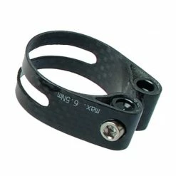 Procraft PRC, Sattelschelle, Klemmring, SPC 36,0mm, CARBON, Titanschraube, Schwarz 14 G