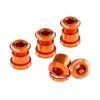 Reverse, Kettenblattschrauben SET, Aluminium, 4er Set Orange -Shimano Verkäufe reverse kettenblattschrauben set aluminium 4er set orange
