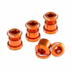 Reverse, Kettenblattschrauben SET, Aluminium, 4er Set Orange