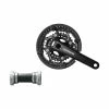 Shimano, Kurbelgarnitur, FC-T551, 170mm, 44-32-22, 10-fach, KSR -Shimano Verkäufe shimano kurbelgarnitur fc t551 170mm 44 32 22 10 fach ksr