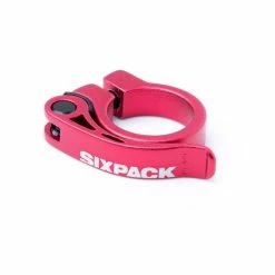 SIXPACK, Sattelschelle, Menace, Schnellspanner, 34,9mm, Rot Matt