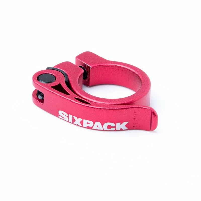 SIXPACK, Sattelschelle, Menace, Schnellspanner, 34,9mm, Rot Matt 3 SIXPACK, Sattelschelle, Menace, Schnellspanner, 34,9mm, Rot Matt