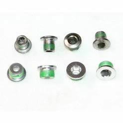 Sram, Truvativ, Kettenblattschrauben SET XX, 2-fach, 8 Schrauben, Alu/Stahl, Grau