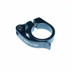 Trivio, Sattelstützenschelle, Sattelklemmre Mit Schnellspanner, 34,9mm, Alu, Schwarz